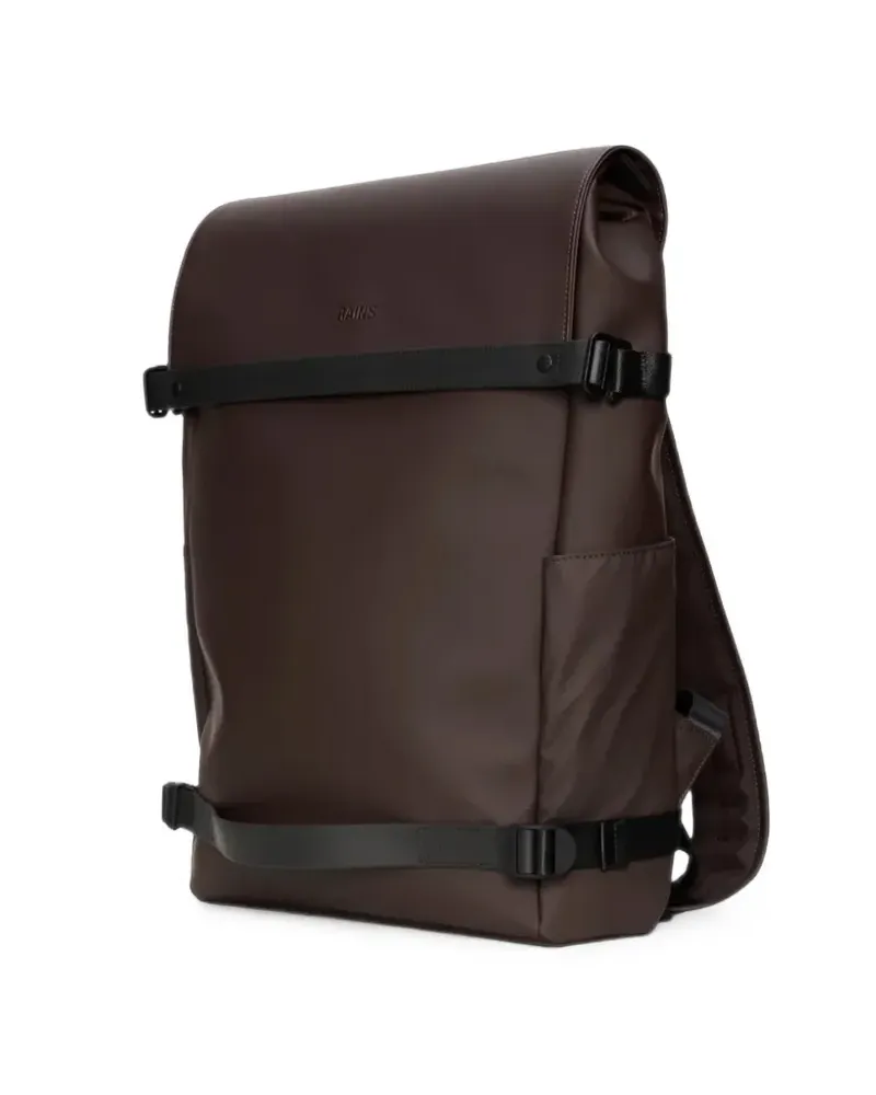 RAINS OTG Rucksack mit Schnallenverschluss - Braun Braun