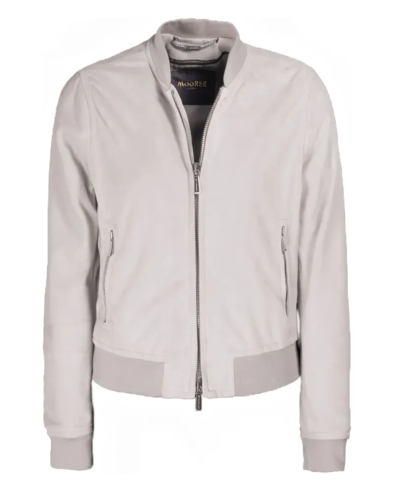 MOORER Lin-UR zip jacket - Nude Nude