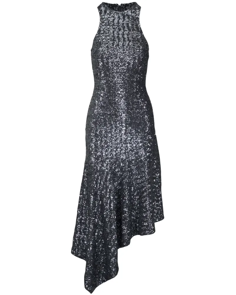 Michael Kors Asymmetrisches Kleid aus Lurex - Grau Grau