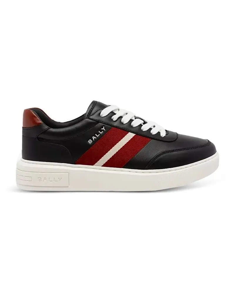 Bally Ribbon leather sneakers - Schwarz Schwarz