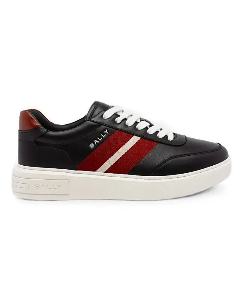 Bally Ribbon leather sneakers - Schwarz Schwarz