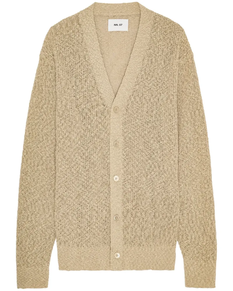 NN 07 Dwayne Cardigan - Nude Nude