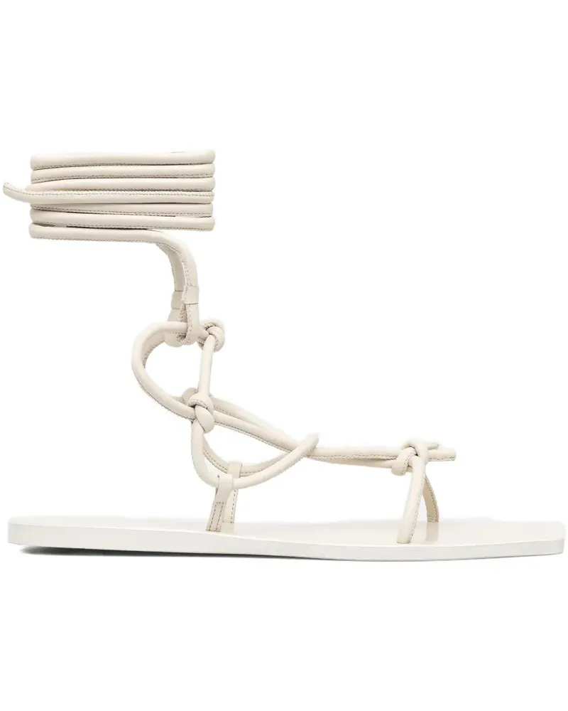 Rick Owens Lilies Penta Sandalen mit Knoten - Nude Nude