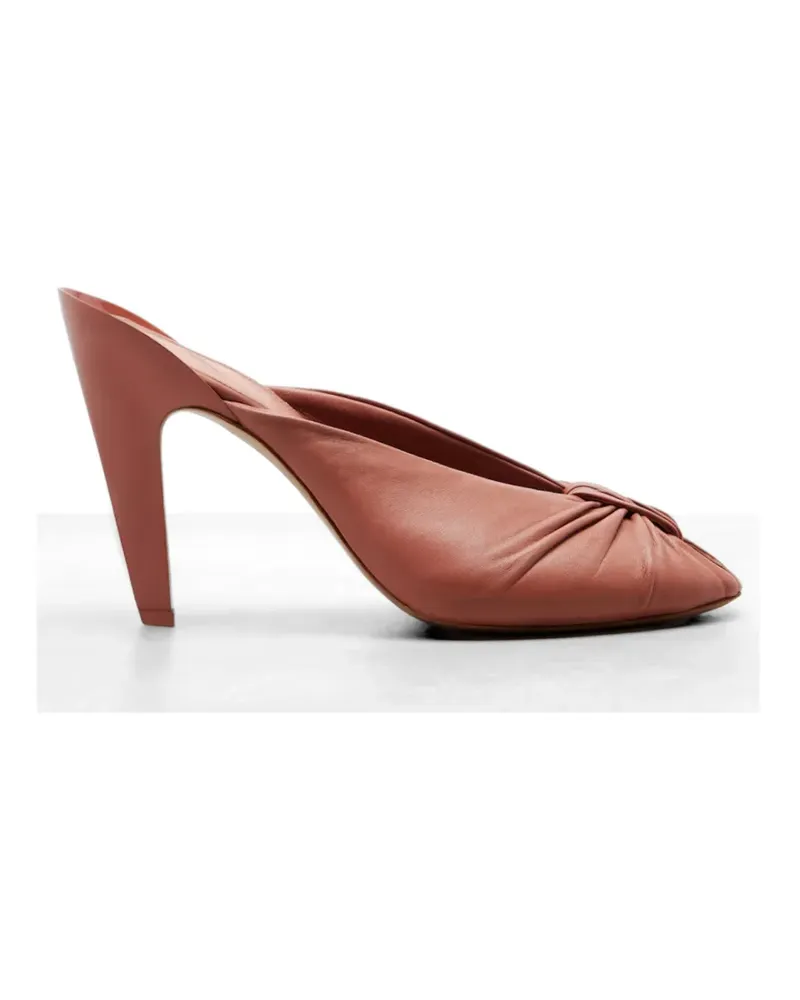 Chloé Suzie knotted peep-toe sandals - Rosa Rosa