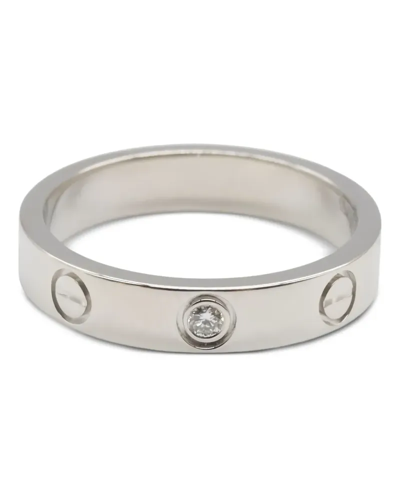 Cartier Mini Love 1PD Ring - Silber Silber