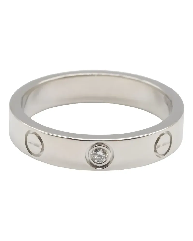 Cartier mini Love 1PD ring - Silber Silber
