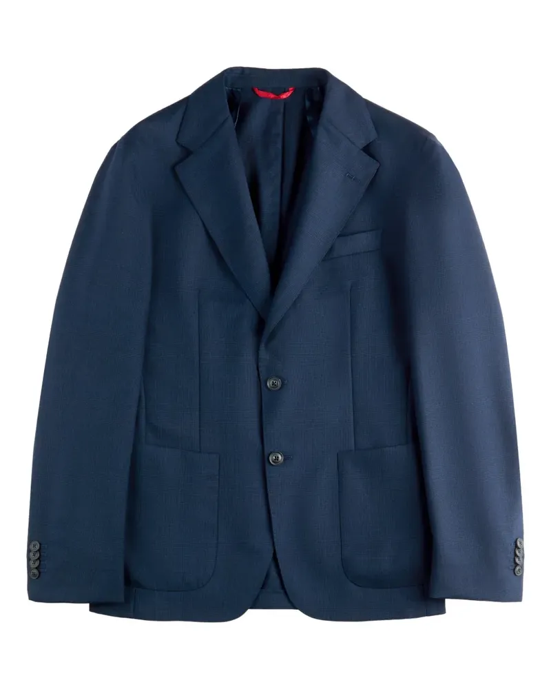 Fay Jacke mit aufgesetzter Tasche - Blau Blau