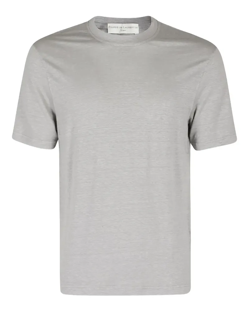Filippo de Laurentiis T-Shirt mit rundem Ausschnitt - Grau Grau