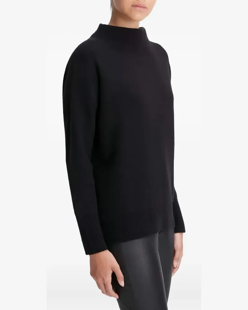 Vince Pullover mit Stehkragen - Schwarz Schwarz