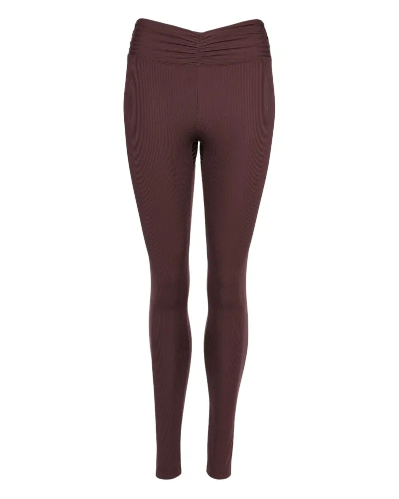 Eres Gerippte Leggings - Braun Braun
