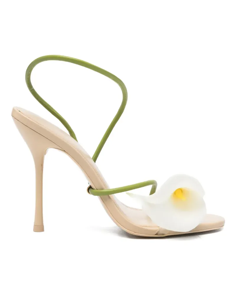 Cult Gaia Cassidy Sandalen mit Blumen - Nude Nude