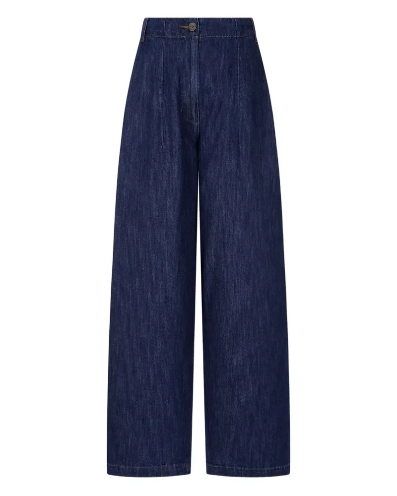 STUDIO TOMBOY Hose mit weitem Bein - Blau Blau