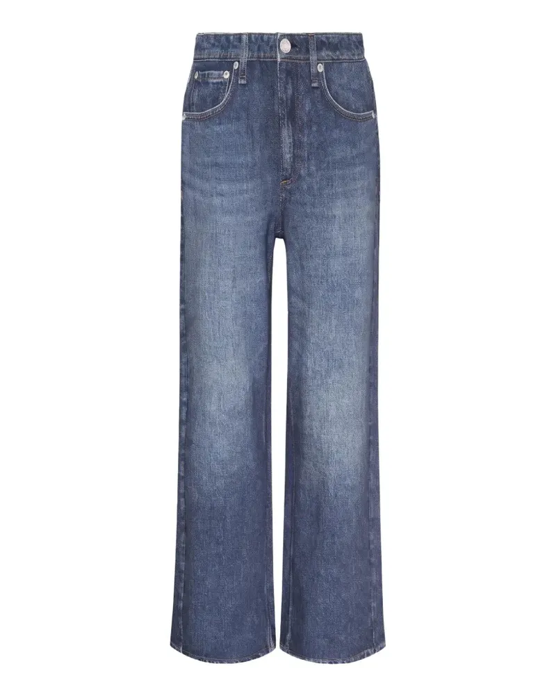 Rag & Bone High-Waist-Hose mit Denim-Effekt - Blau Blau
