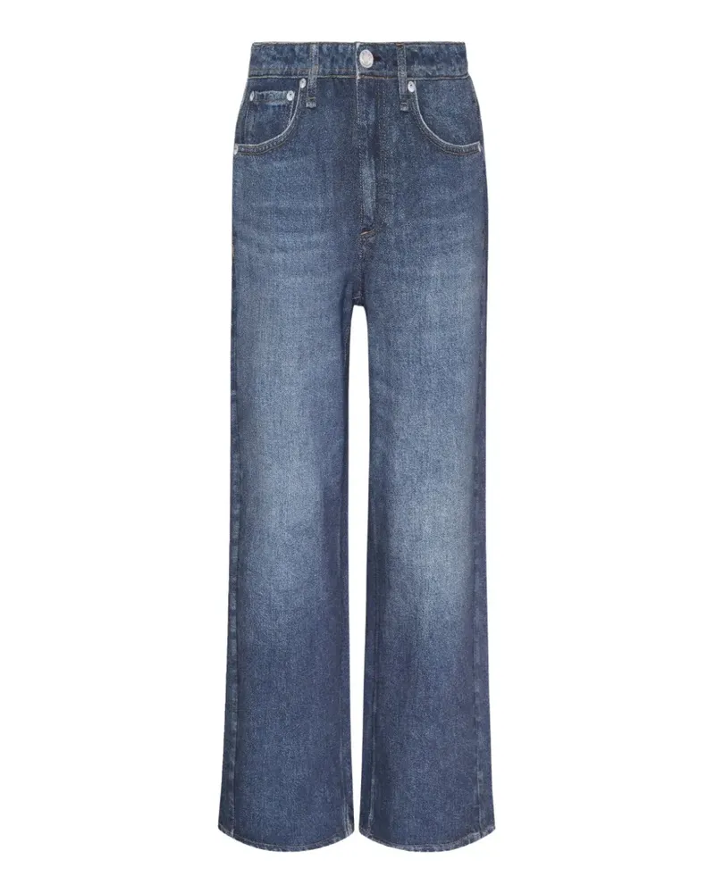 Rag & Bone denim-effect wide-leg trousers - Blau Blau