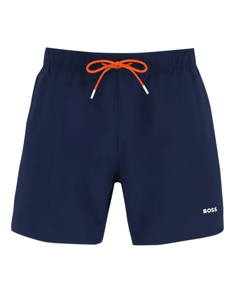 HUGO BOSS Tio Badeshorts mit Kordelzug - Blau Blau