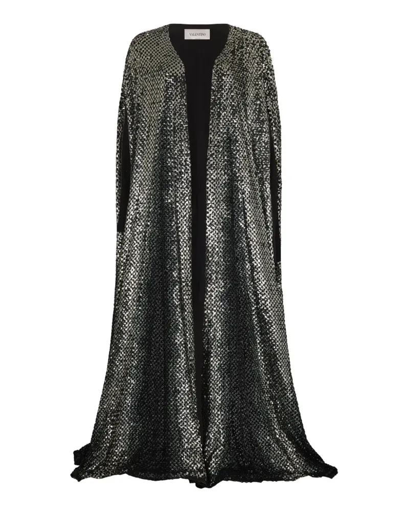 Valentino Garavani sequin cape - Silber Silber