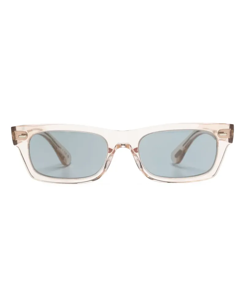 Oliver Peoples Davri Sonnenbrille mit eckigem Gestell - Nude Nude