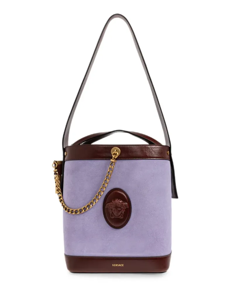 Versace small Pivot bucket bag - Violett Violett