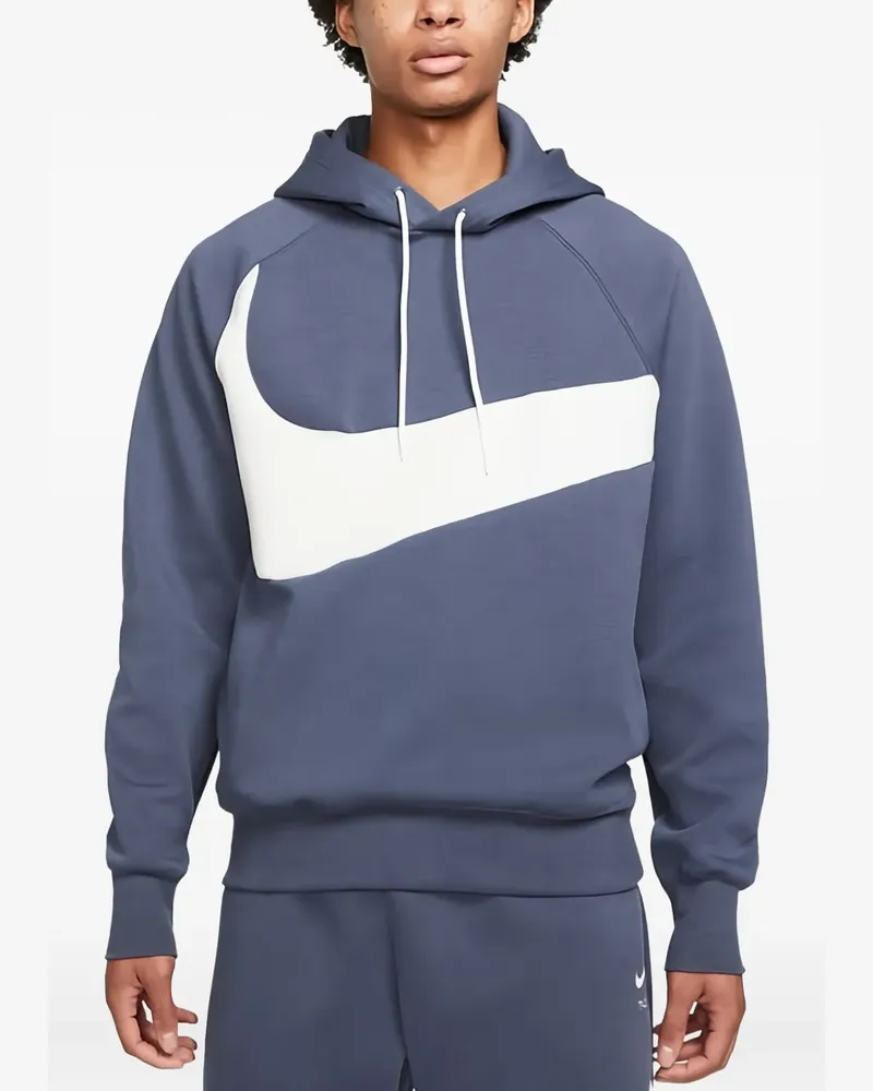Nike Hoodie mit Swoosh - Blau Blau