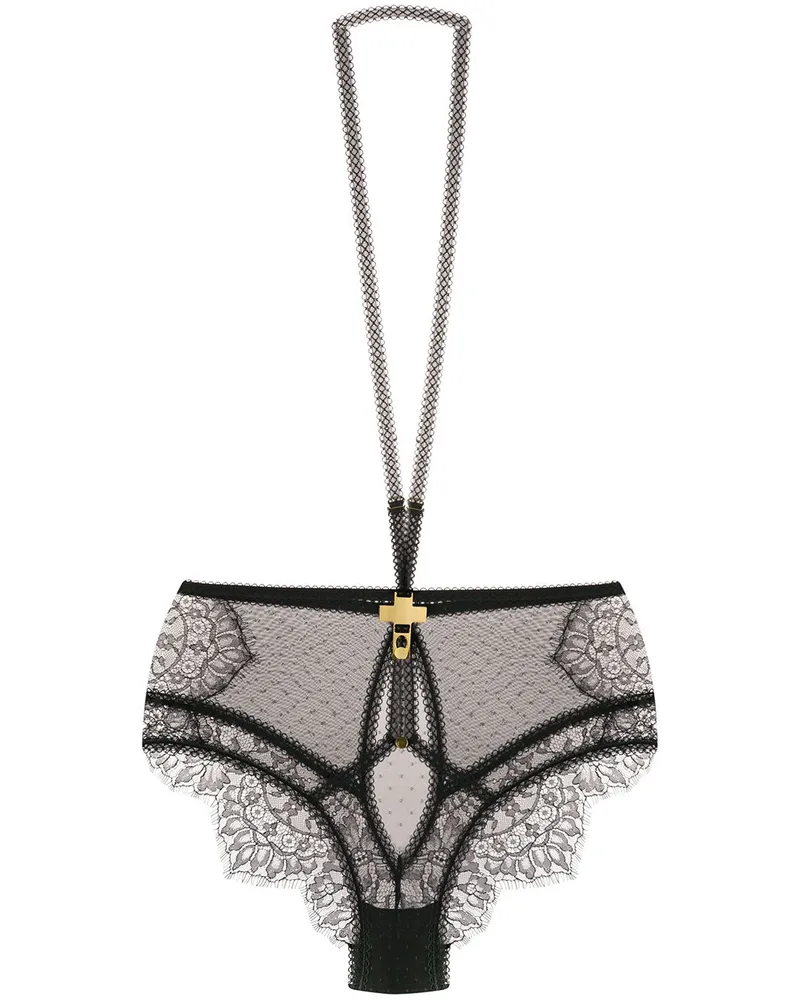 Maison Close Inspiration Divine' Slip Schwarz