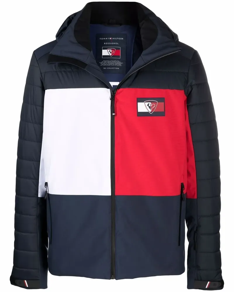 Rossignol Jacke in Colour-Block-Optik - Blau Blau