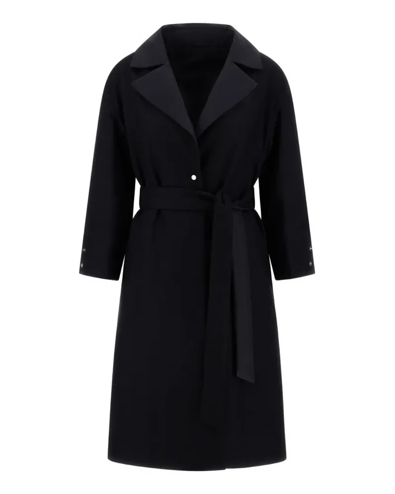 Herno Wendbarer Oversized-Mantel - Schwarz Schwarz