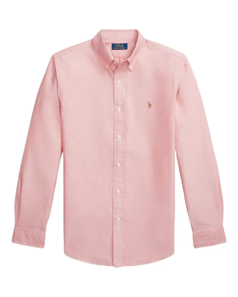Ralph Lauren Hemd mit Logo-Stickerei - Rosa Rosa