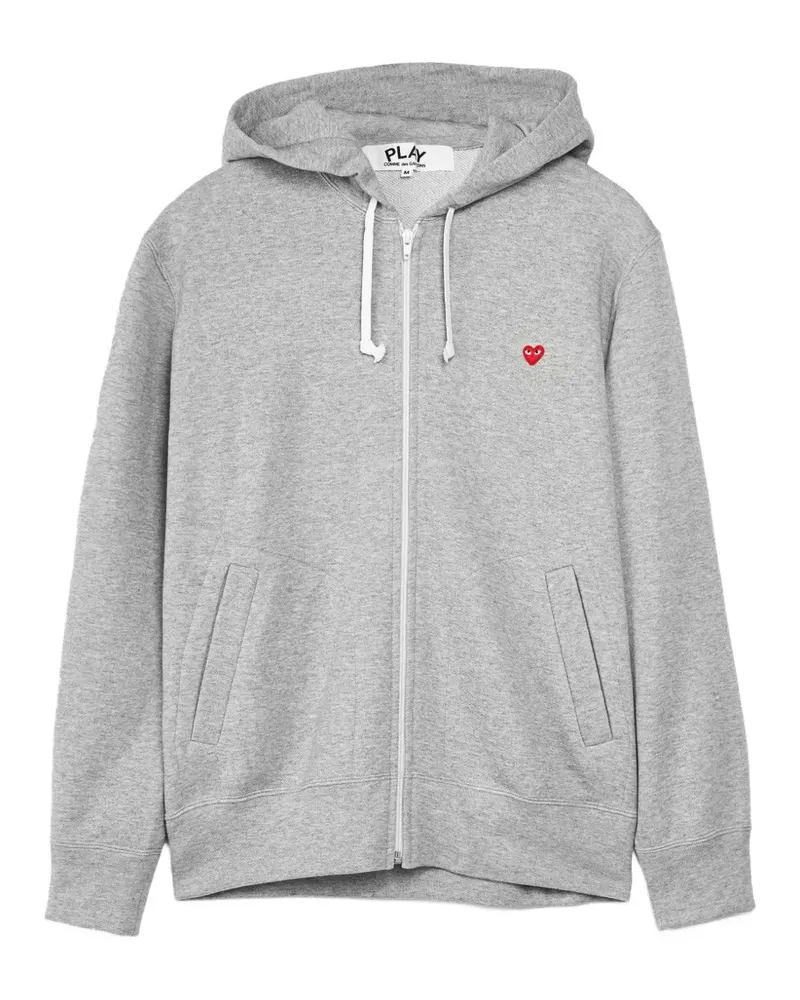 Comme des Garçons Play heart-patch hoodie - Grau Grau