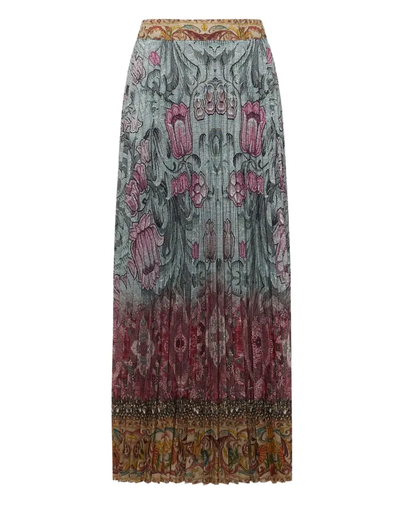 Pierre-Louis Mascia floral-pattern maxi skirt - Blau Blau