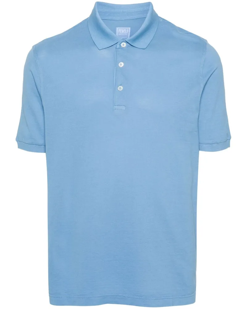 Fedeli Wind Poloshirt Blau