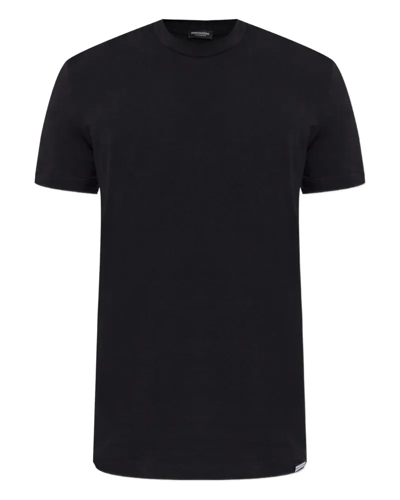 Dsquared2 Klassisches T-Shirt - Schwarz Schwarz