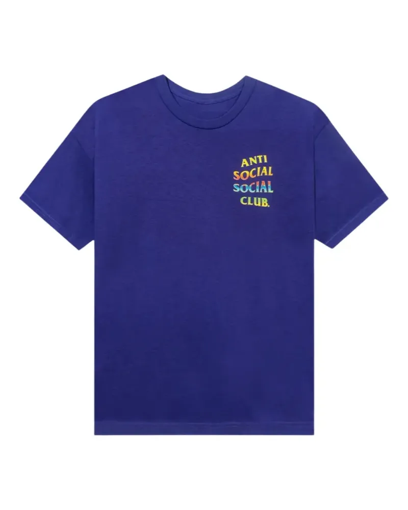 Anti Social Social Club T-Shirt mit Thermo-Futter - Blau Blau