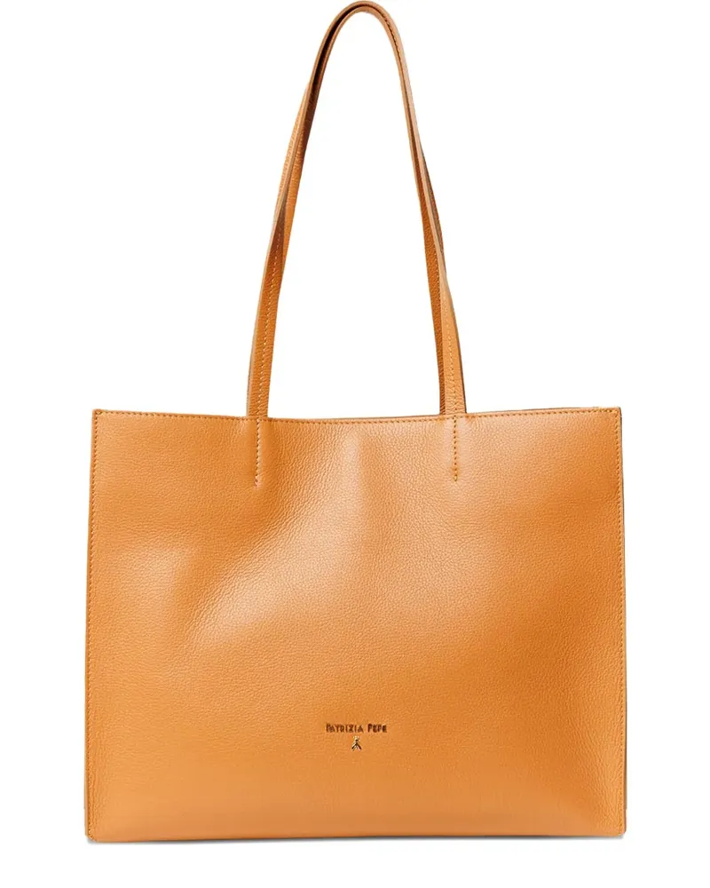 Patrizia Pepe Handtasche aus Leder - Orange Orange