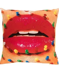 Seletti Kissen mit Print 50x50cm Orange