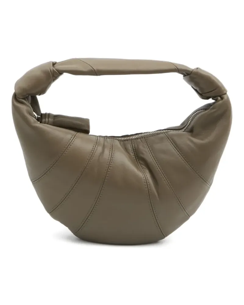 Christophe Lemaire Mini Fortune Croissant Tasche mit Knoten - Grün Grün