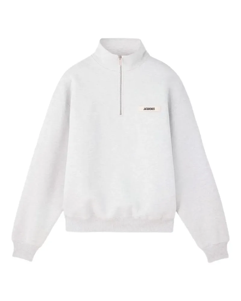Jacquemus Sweatshirt mit Reißverschluss - Grau Grau