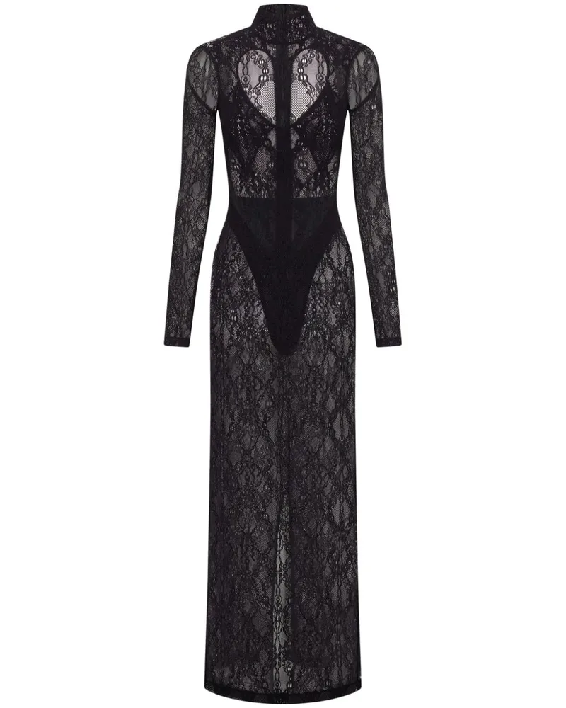 Dion Lee Maxikleid mit Cut-Outs - Schwarz Schwarz