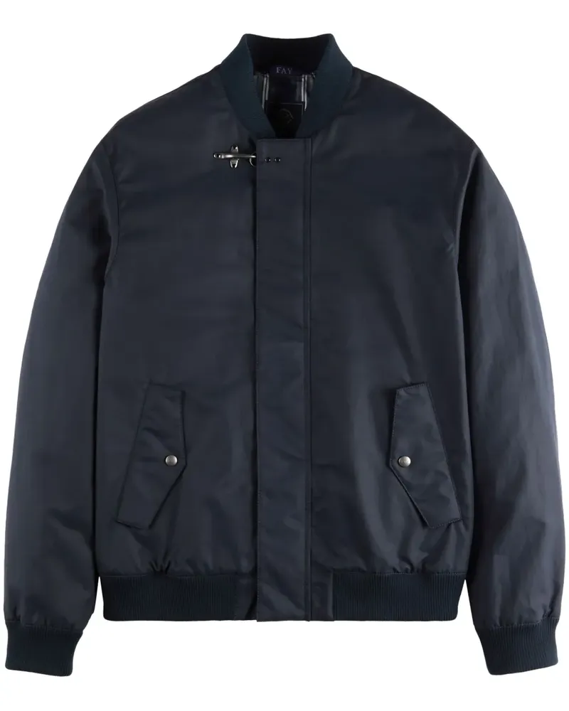Fay Bomberjacke mit Haken - Blau Blau