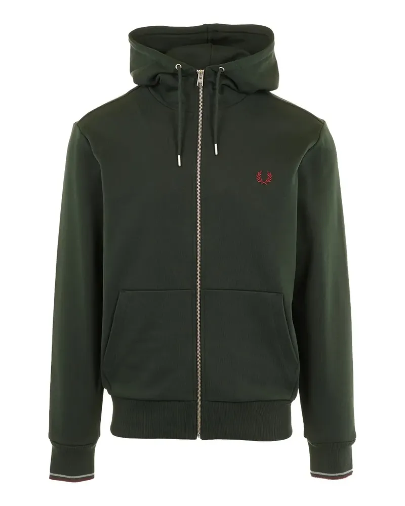 Fred Perry zip hoodie - Grün Grün