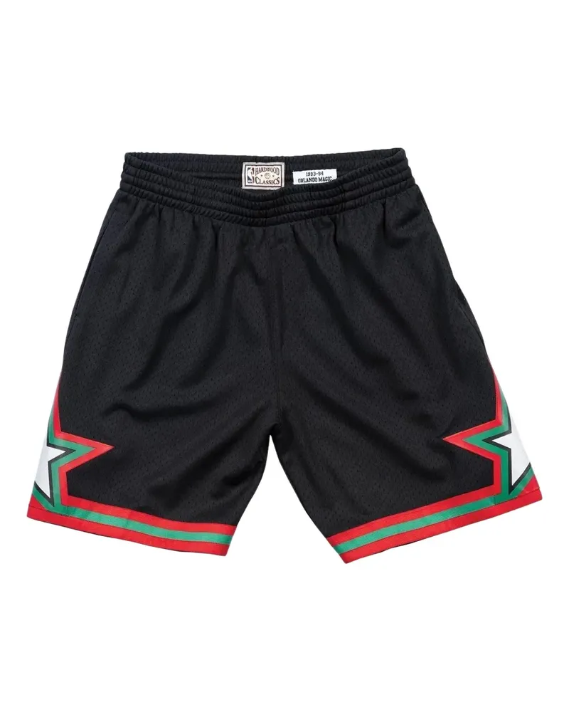 Mitchell & Ness 1993 Orlando Magic Christmas Swingman Shorts. - Schwarz Schwarz