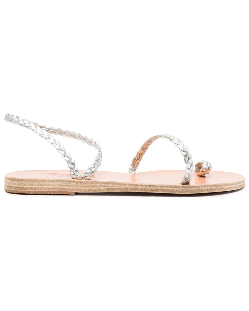 Ancient Greek Sandals Geflochtene Sandalen - Silber Silber