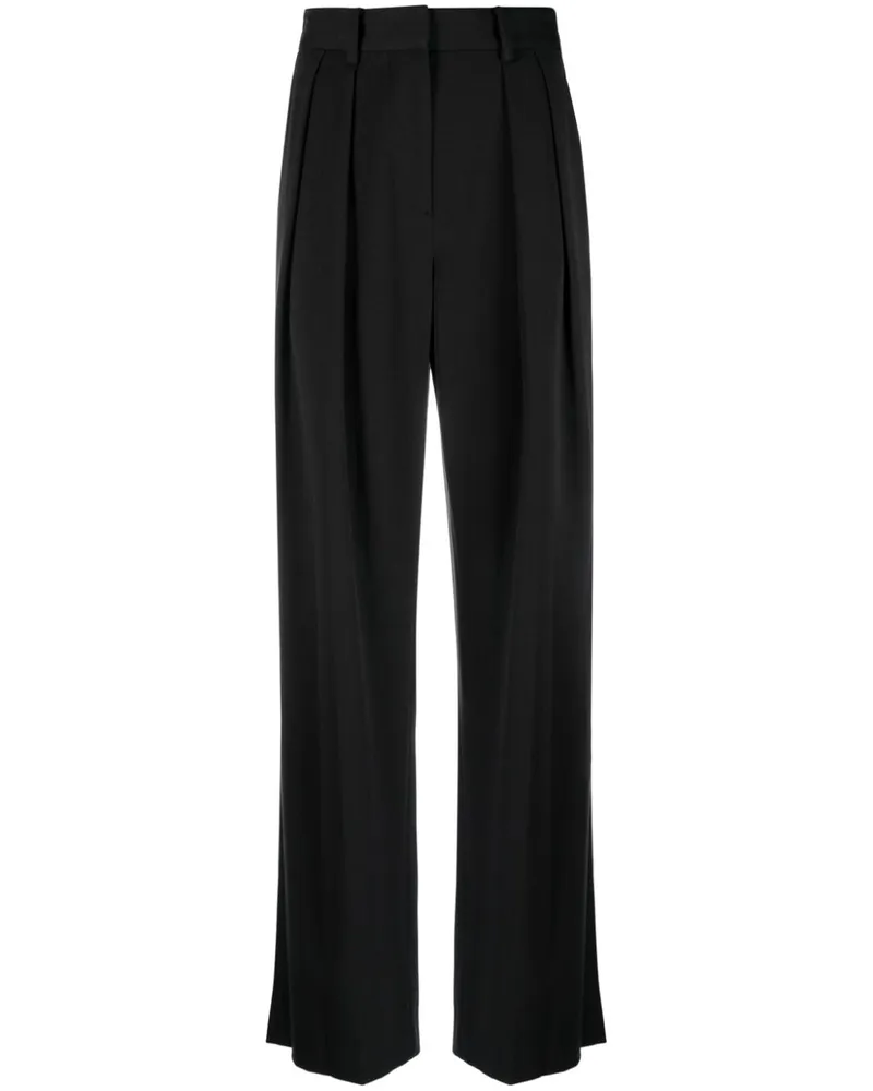 STAUD Weite Bundfaltenhose - Schwarz Schwarz