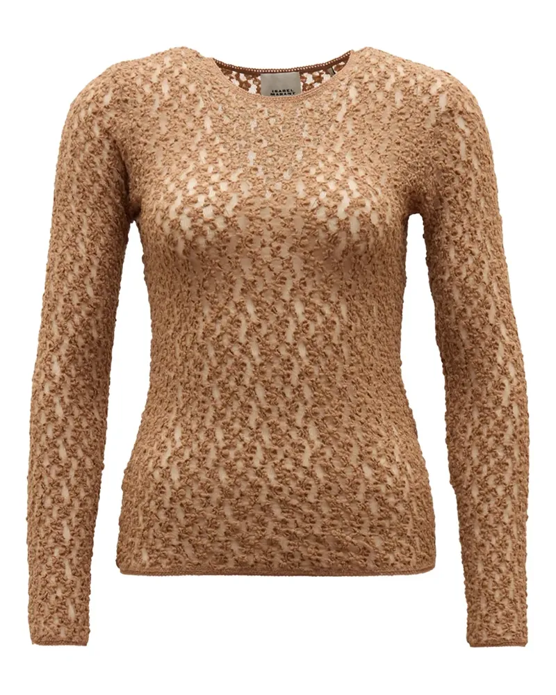 Isabel Marant Texturiertes Oberteil - Braun Braun