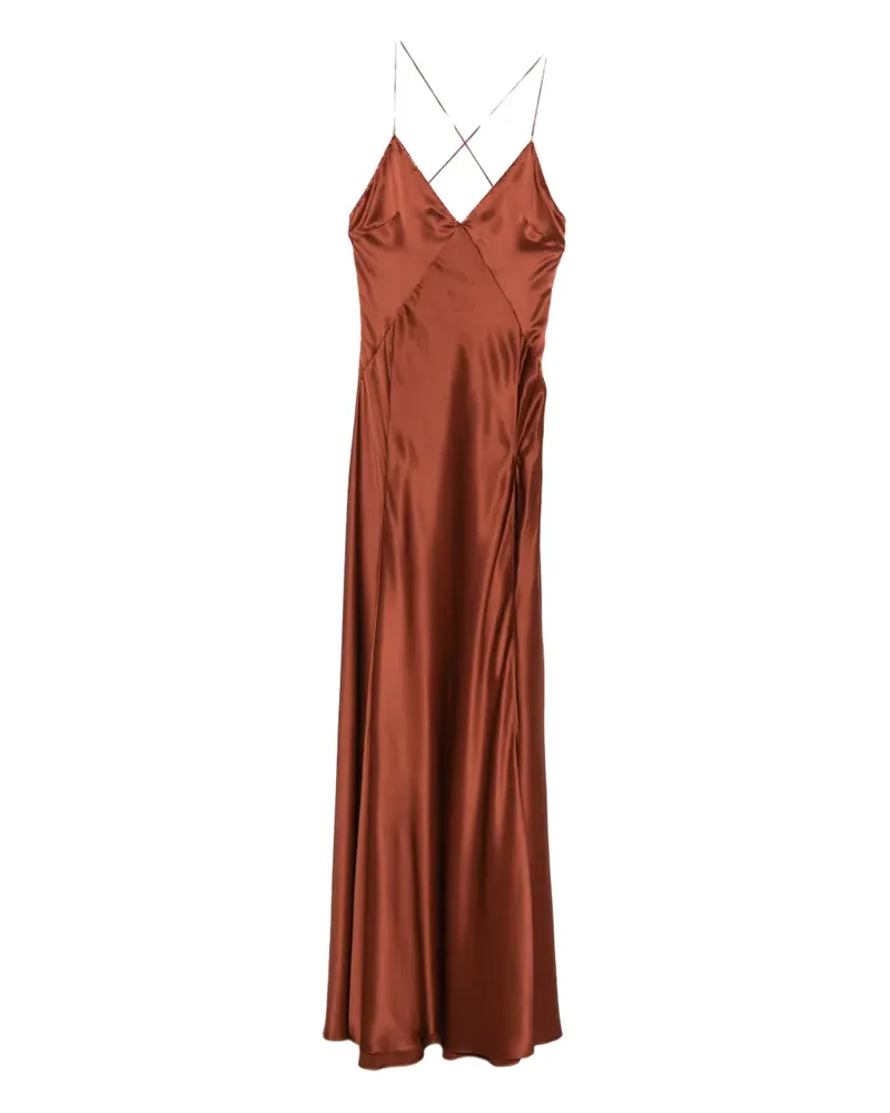 Amiri satin dress - Braun Braun