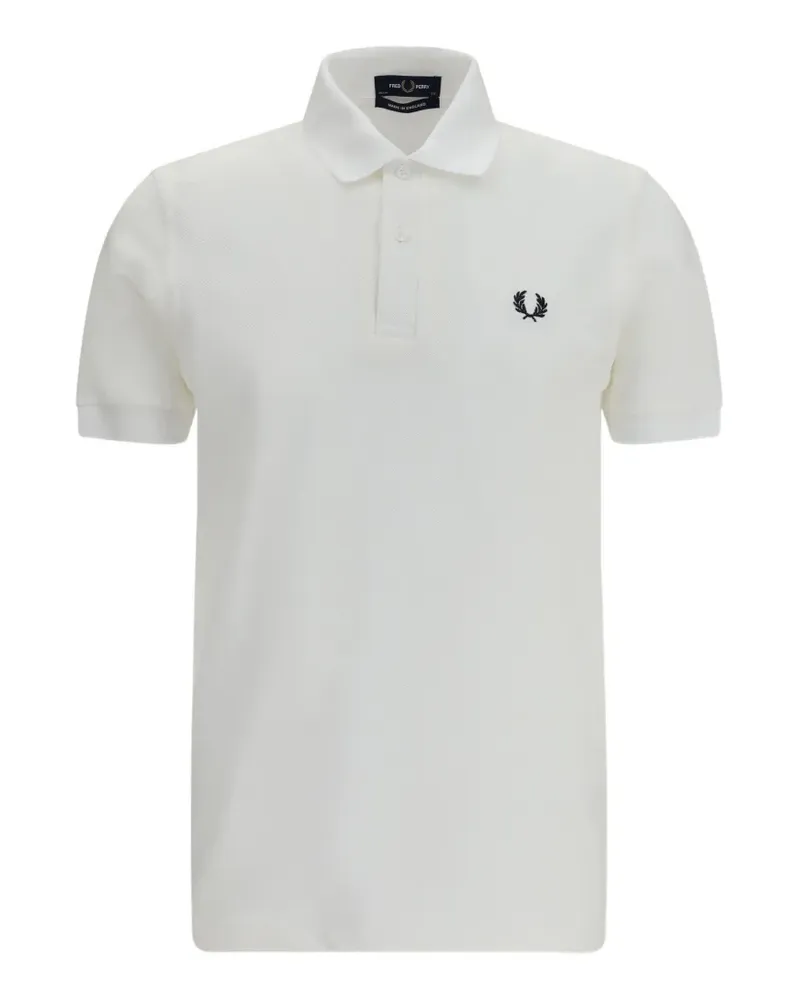 Fred Perry M3 Laurel Wreath-embroidered polo shirt - Weiß Weiß