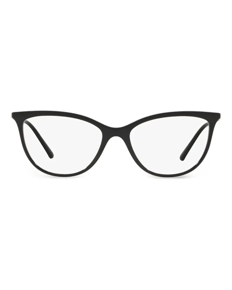Vogue Brille mit Cat-Eye-Gestell - Schwarz Schwarz