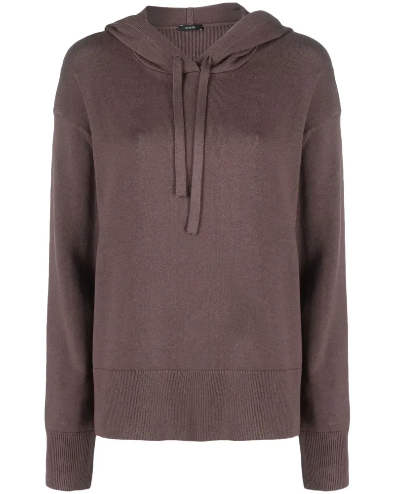 Joseph Hoodie mit Kordelzug - Braun Braun
