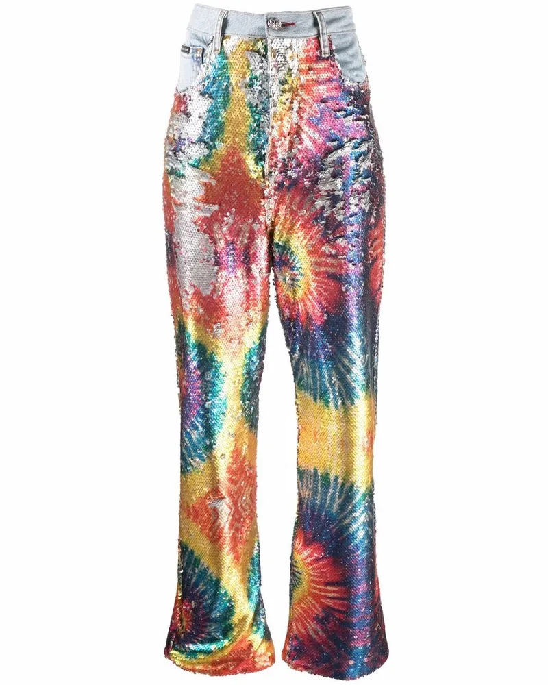 Philipp Plein Jeans mit Print - Blau Blau