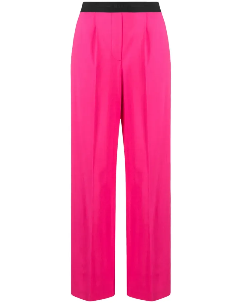 MSGM Hose mit weitem Bein - Rosa Rosa