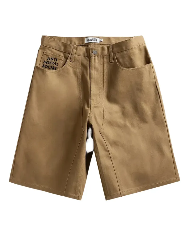 Anti Social Social Club carpenter shorts - Nude Nude